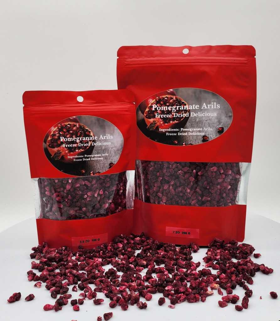 Freeze Dried Pomegranate Arils Delicious - Starlight Nursery 