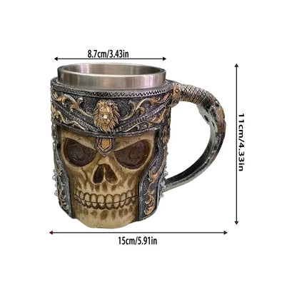 Skull Knight Beer Mug Air Plant - Starlight Nursery 